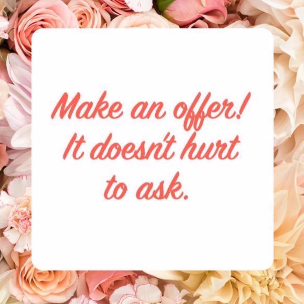 Feel free to make an offer!